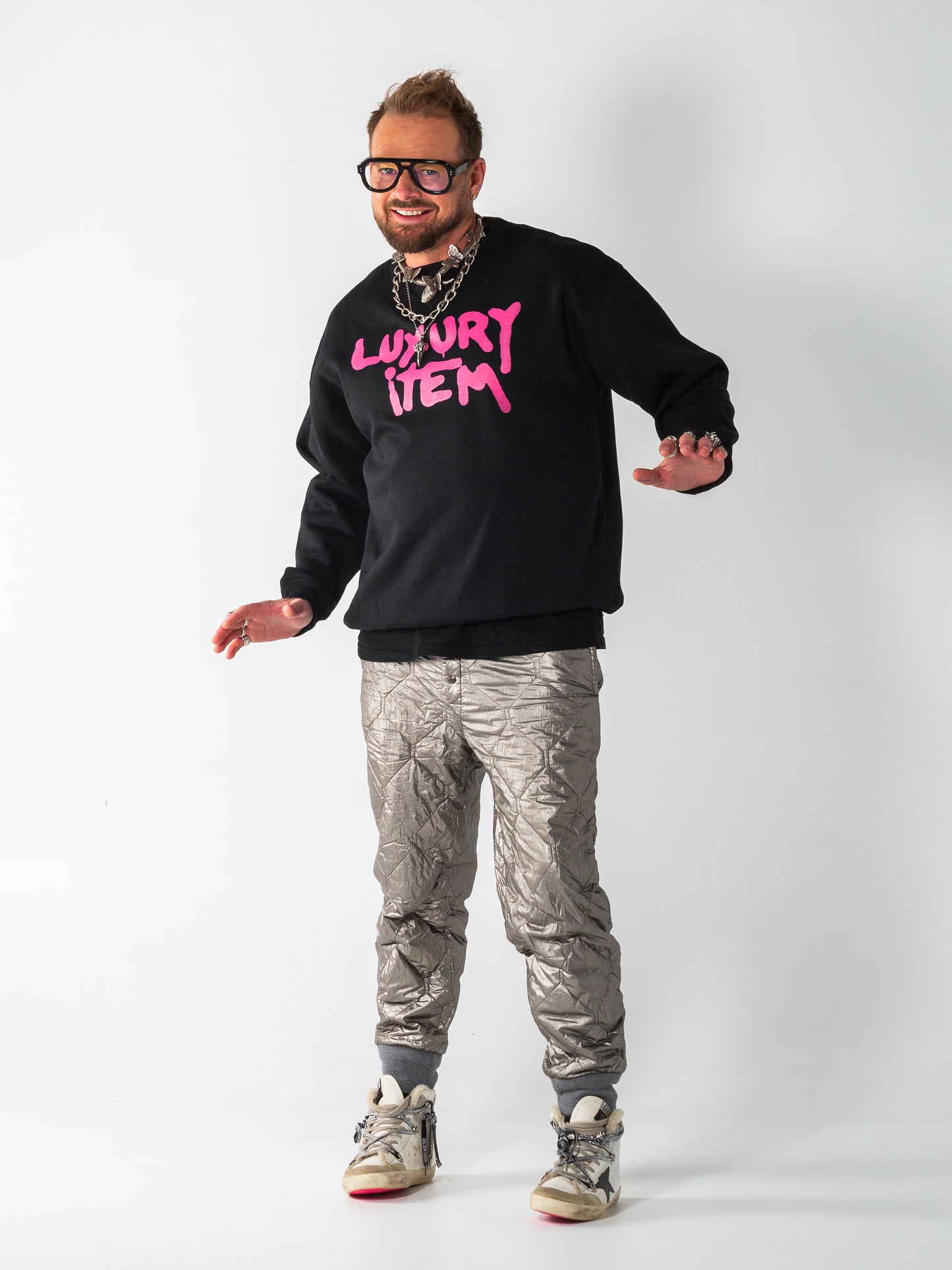 Luxury Item Graphic Crewneck (Black)