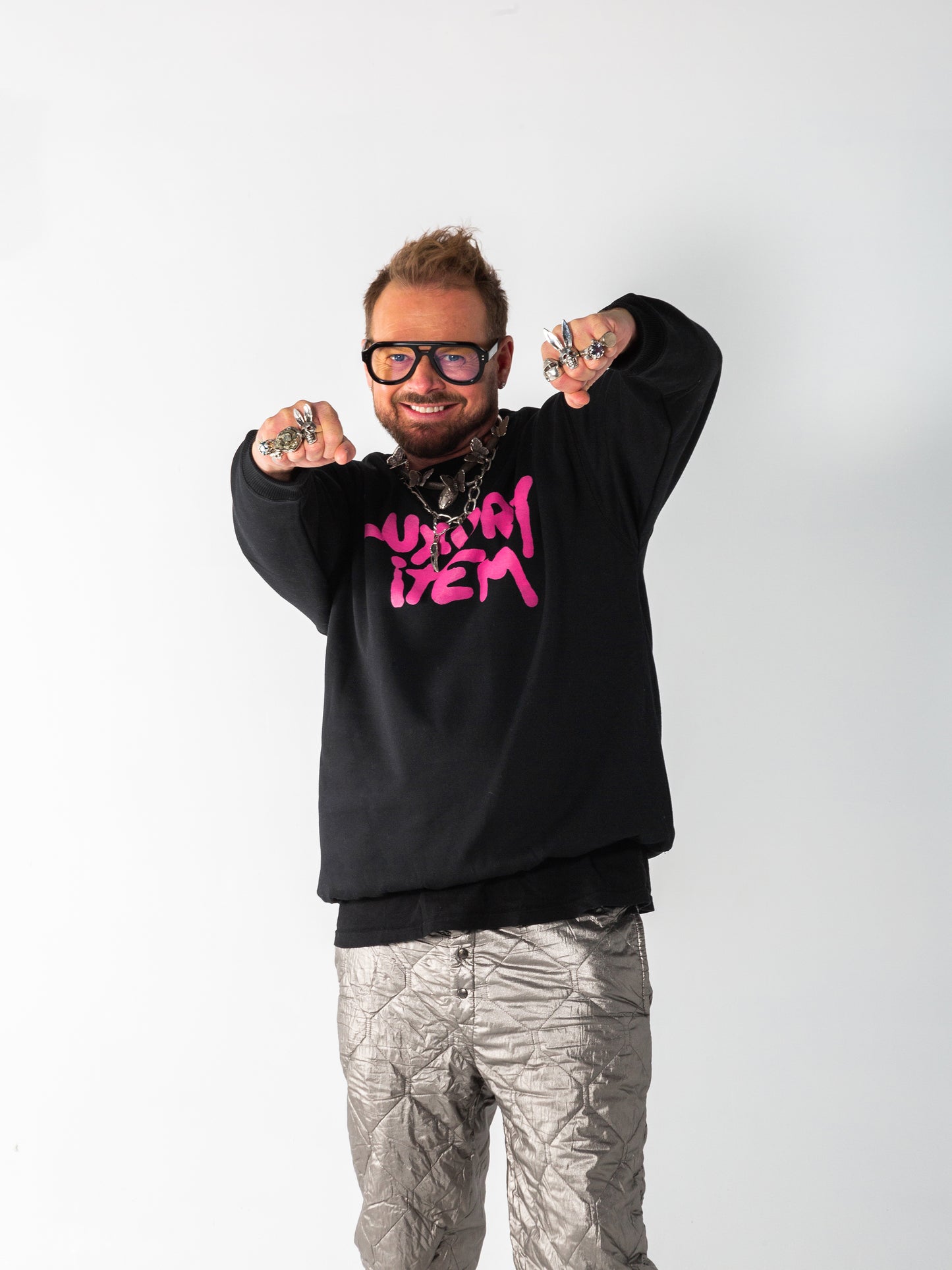 Luxury Item Graphic Crewneck (Black)