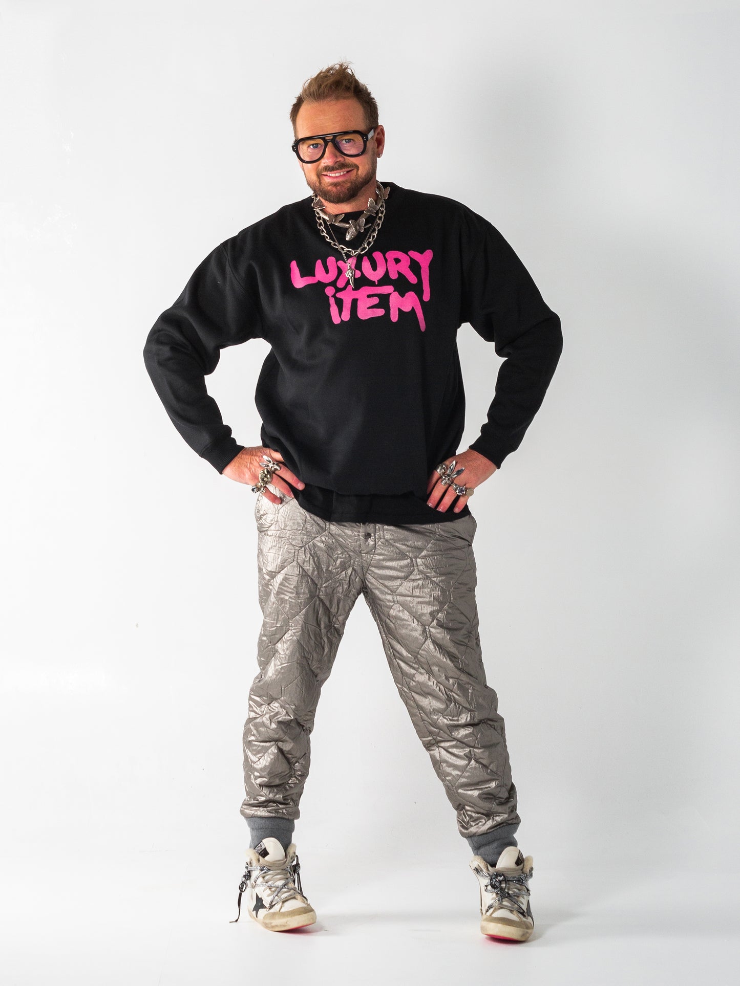 Luxury Item Graphic Crewneck (Black)