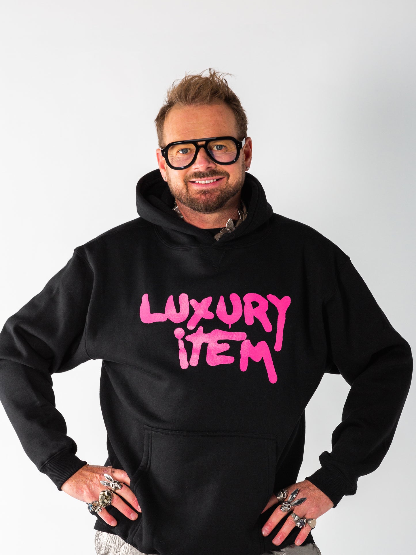 Original Luxury Item Graphic Hoodie (Black)