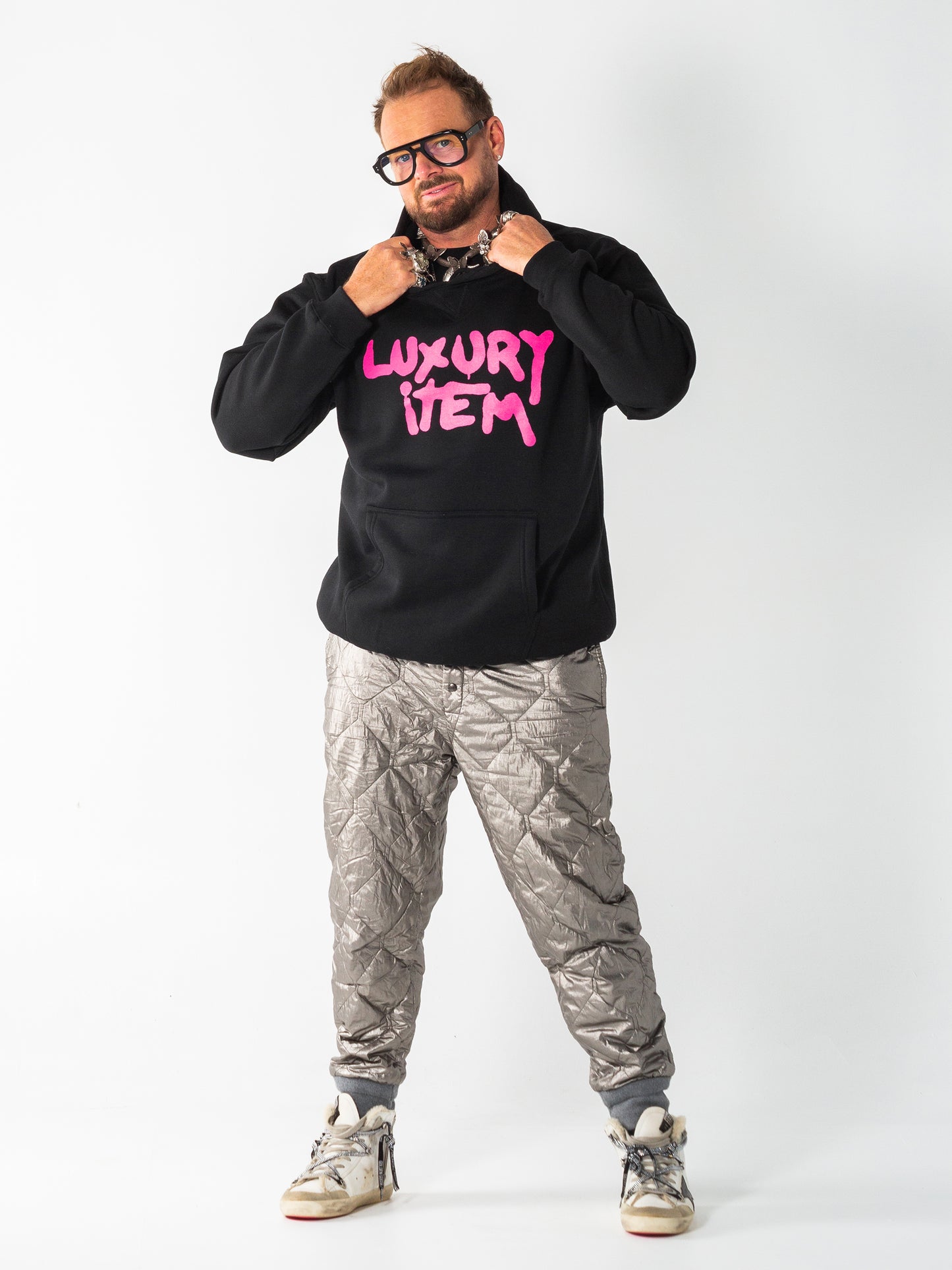 Original Luxury Item Graphic Hoodie (Black)