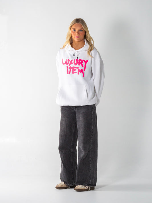 Original Luxury Item Graphic Hoodie (White)